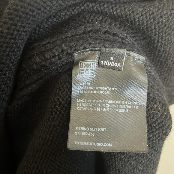 Toteme//Merino slit knit - Picture 10 of 11